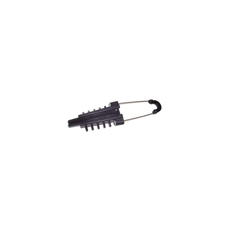 Pince d'ancrage plastique câble ADSS Ø6-9mm Lg:200mm
