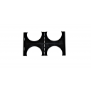Peigne double tube Ø80 2x2