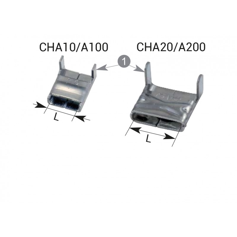 Chape inox 10mm (100)