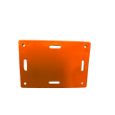 Etiquette de marquage 73.5x50.5 orange Lot de 100