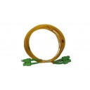 Cordon double SC/APC-SC/APC SM 9/125µ G657 A2 LSZH jaune 4.5ml