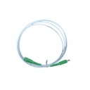 Cordon simple renforcé SC/APC-SC/APC SM 9/125µ G657A2 LSZH Ø2.7mm bla