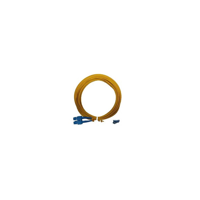 Cordon simple SC/APC-SC-APC SM 9/125µ G657A2 LSZH Ø1.6mm aqua 3.5ml